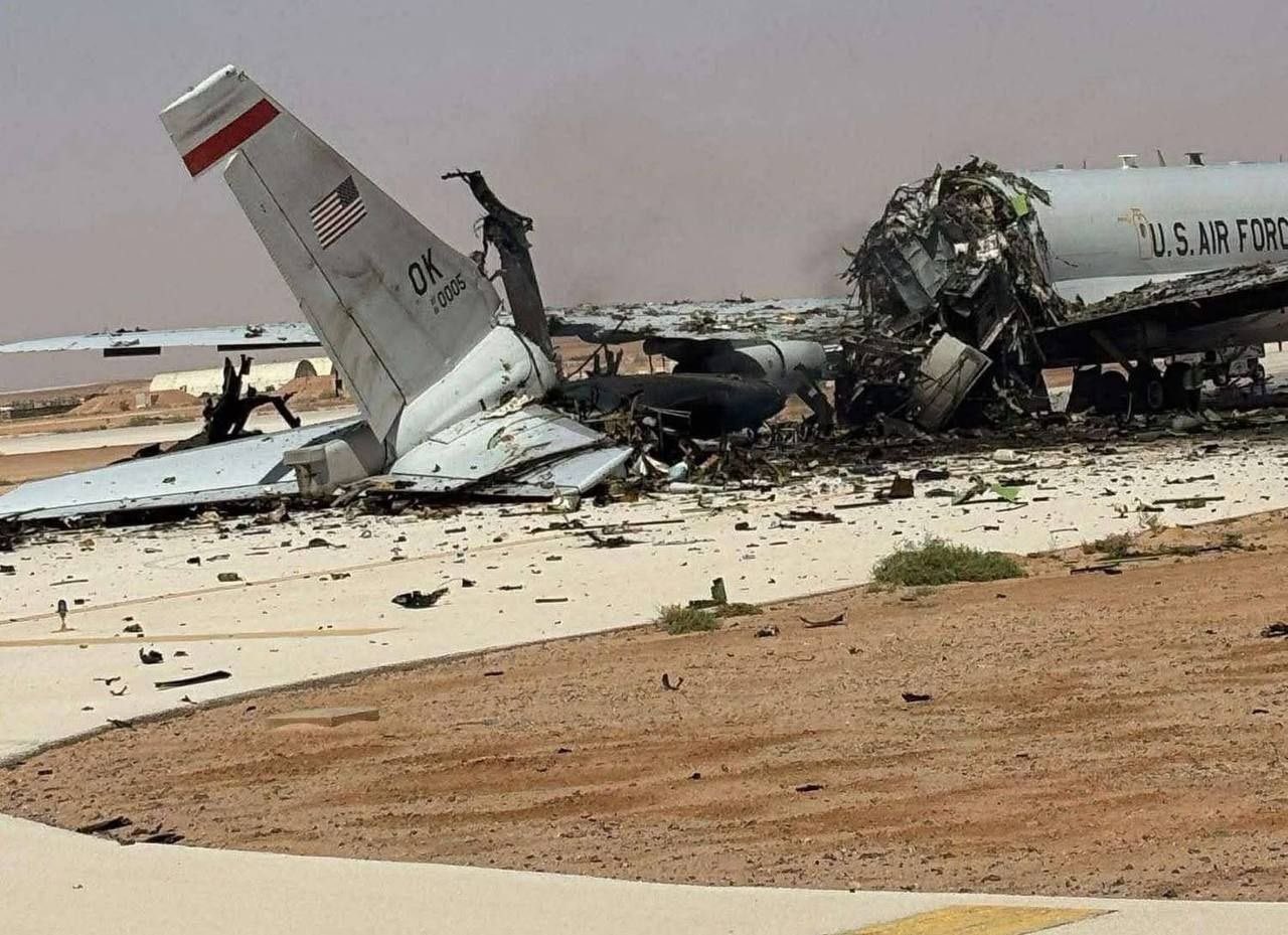 Os EUA perderam seu "olho no céu" no Oriente Médio — e a Rússia pode ter ajudado o Irã a achá-lo 2 Aeronave E-3G Sentry AWACS da Força Aérea dos EUA destruída por míssil iraniano na base aérea Prince Sultan