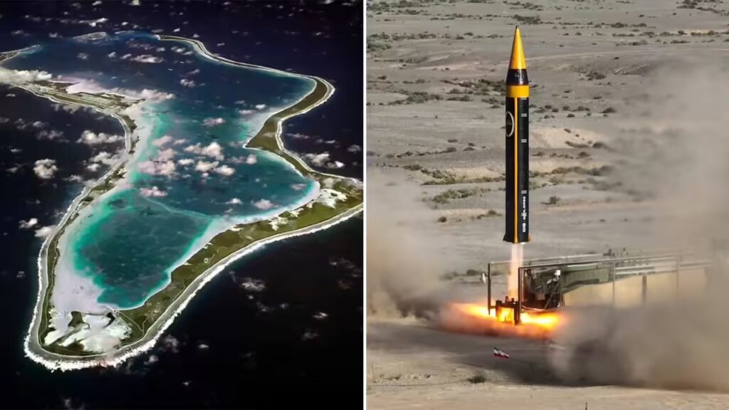 Irã lança dois mísseis balísticos contra base militar dos EUA e Reino Unido em Diego Garcia, no Oceano Índico