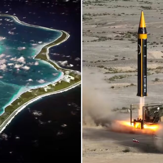 Irã Lança Mísseis Contra Base dos EUA e Reino Unido a 4.000 km de Distância — e Expõe Capacidade que Ocultava do Mundo
