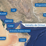 Irã bloqueia Estreito de Ormuz e coloca 20% do petróleo mundial em risco