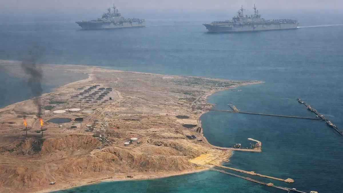 Ilha iraniana vira armadilha para os marines dos EUA