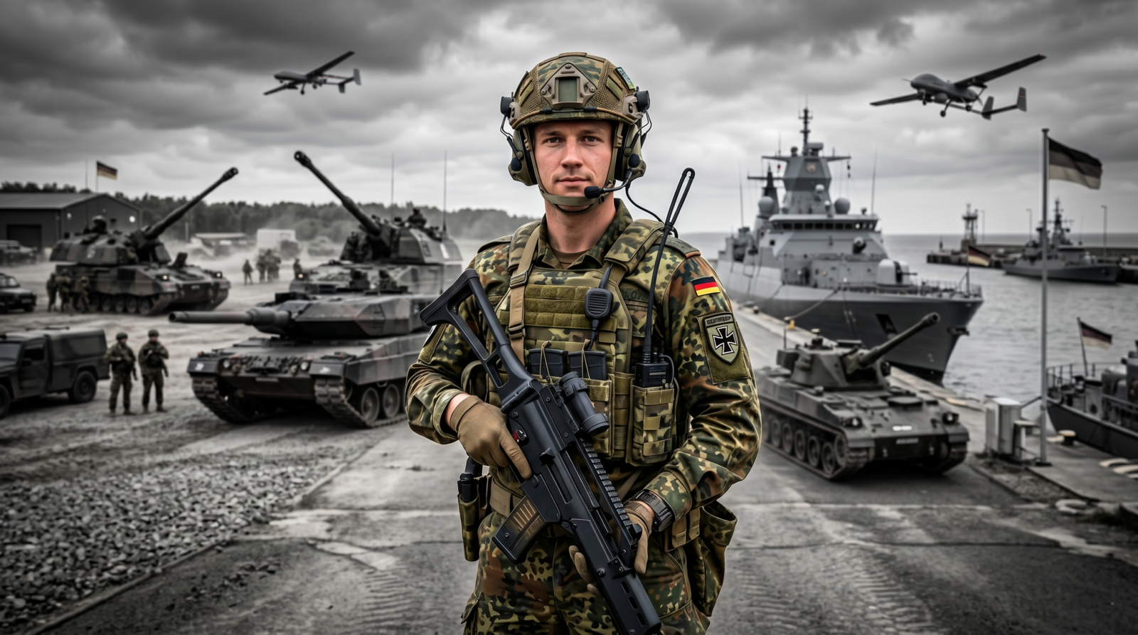 Putin acordou a Alemanha: o rearmamento que pode mudar o equilíbrio da Europa 1 Militarização da Alemanha em resposta à ameaça russa de Putin e rearmamento europeu